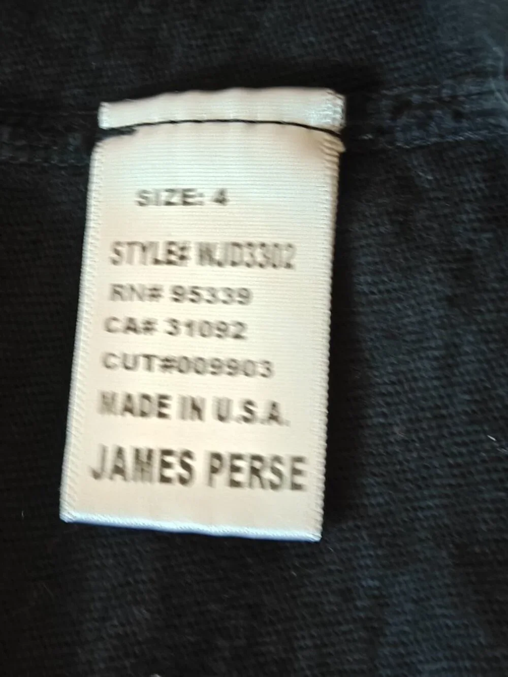 James Perse standard james